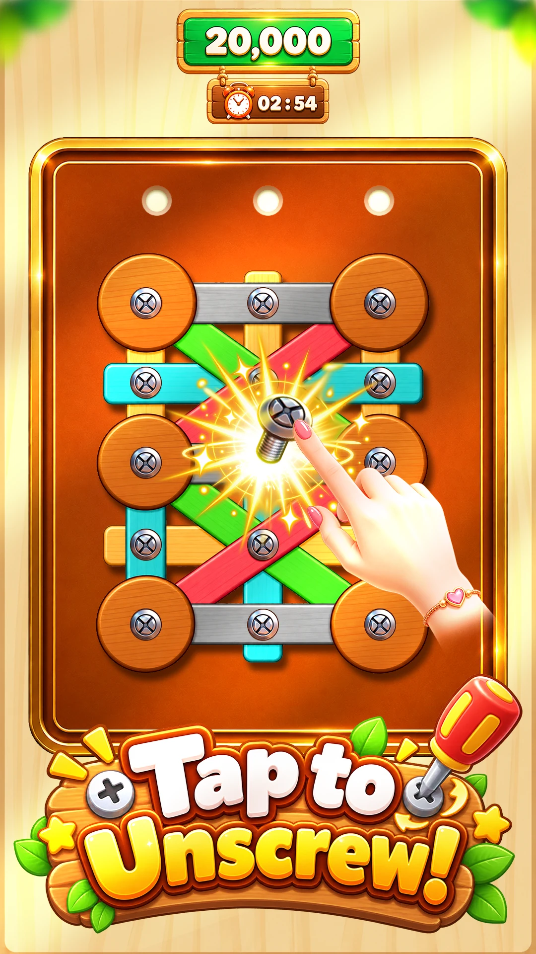 Screw & Bolt: Wood Puzzle screenshot