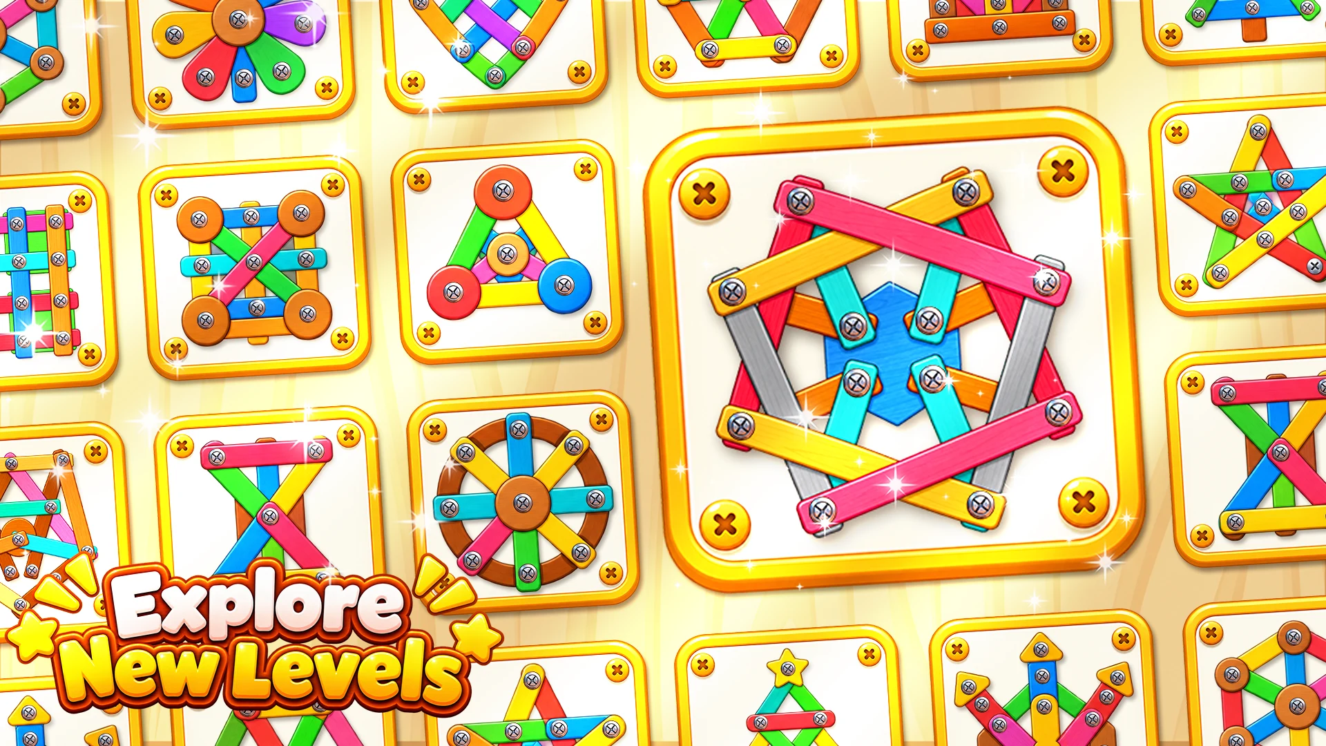 Screw & Bolt: Wood Puzzle screenshot