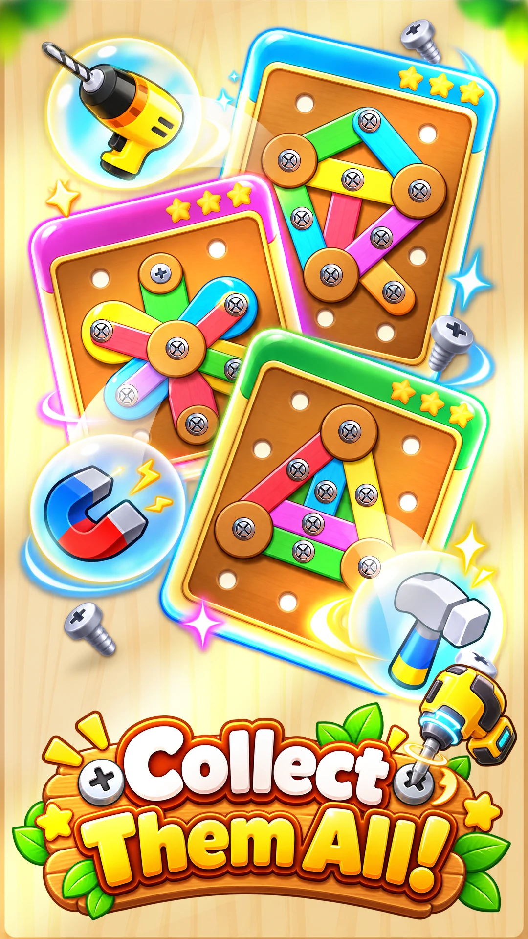 Screw & Bolt: Wood Puzzle screenshot
